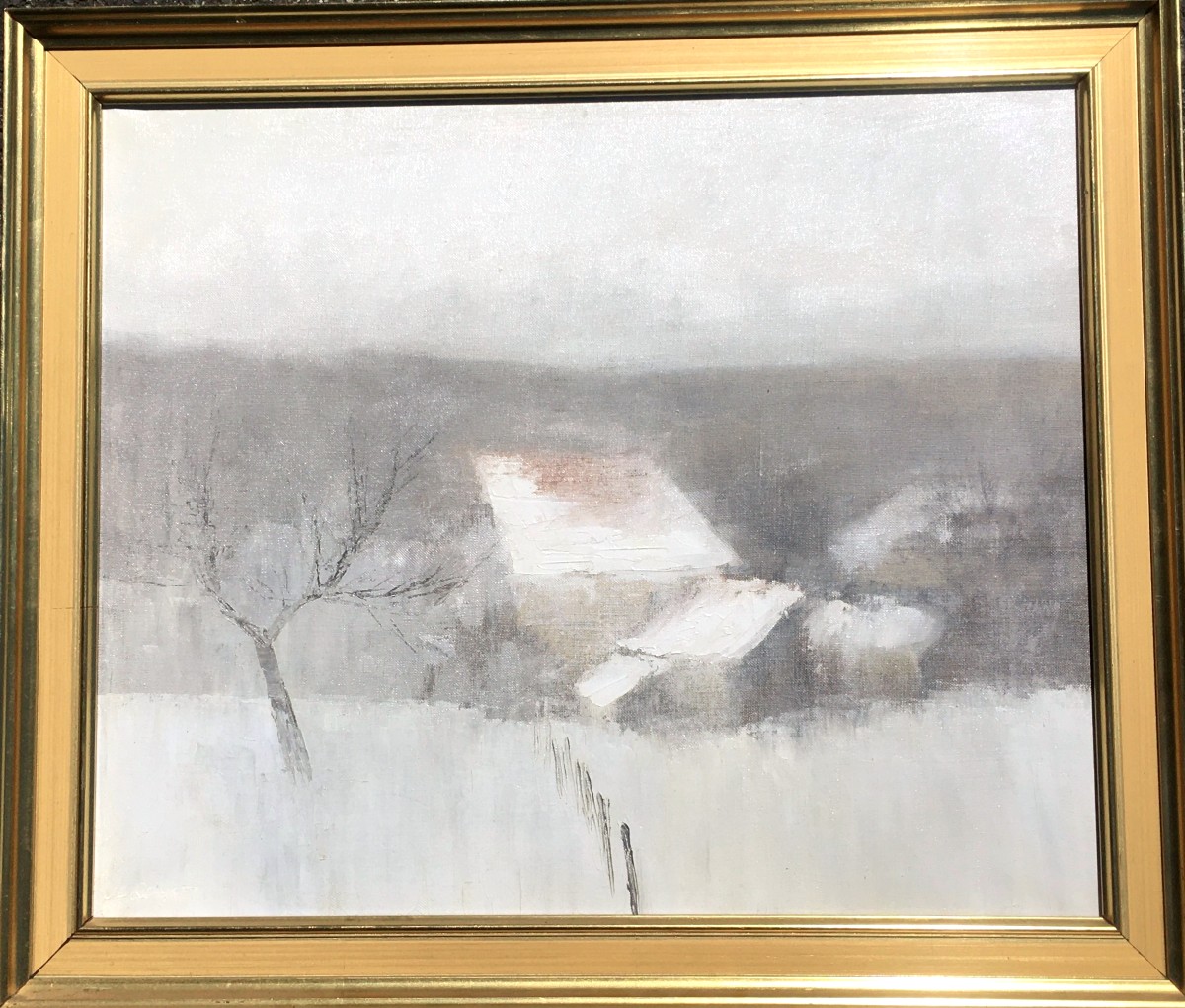 "PAYSAGE de NEIGE" par Jean Louis ROUGET 