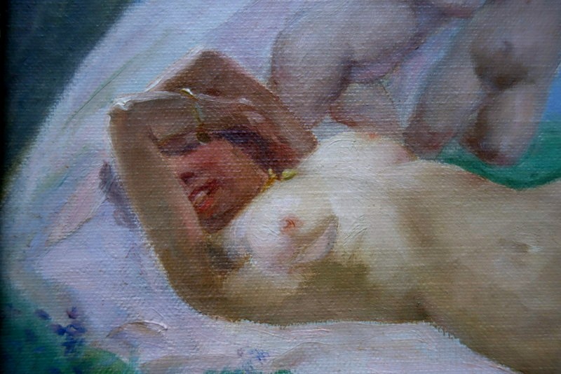 "NU aux ANGES" par André Pierre LUPIAC vers 1930-photo-1
