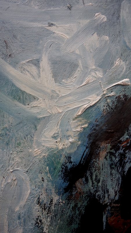 "ABSTRACTION NOIRE et BLANCHE " Batta MIHAILOVITCH (Serbe) 1958/60-photo-3