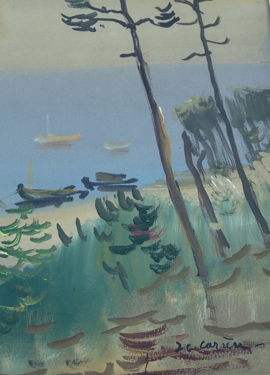 "arcachon" By Jean-gérard Carrere 1960-photo-3