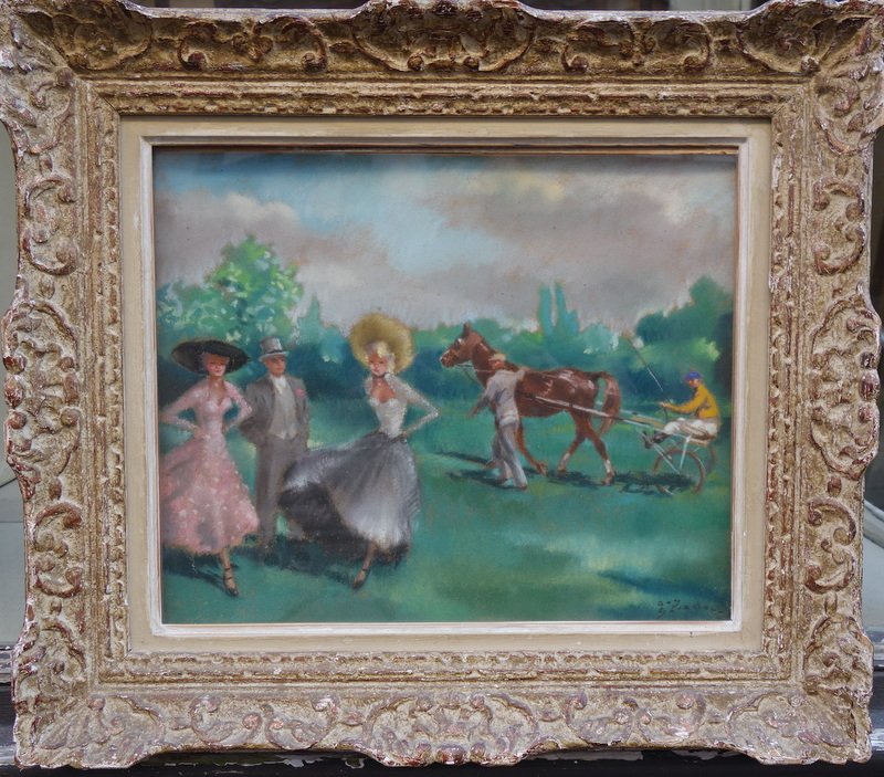 "at Horse Race" By Guy Seradour 