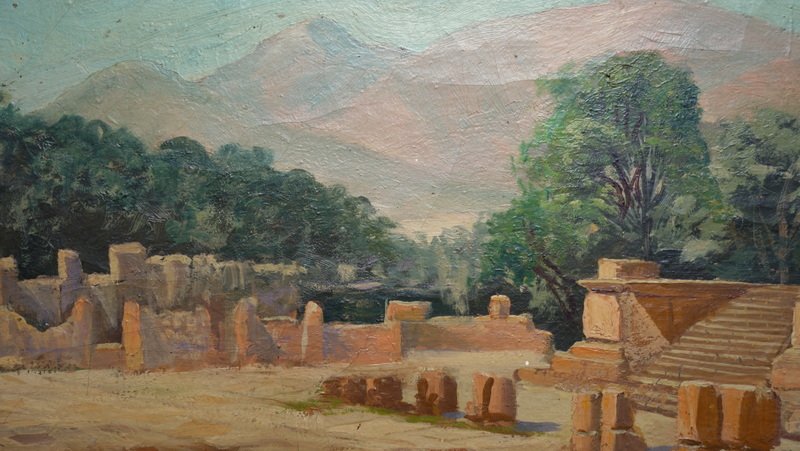 "RUINES ROMAINES  a TIPAZA" par P.A.DELORME 1954-photo-2