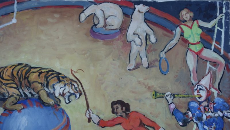 "the Circus" By Marcel Delpeuch, Circa 1950-photo-3