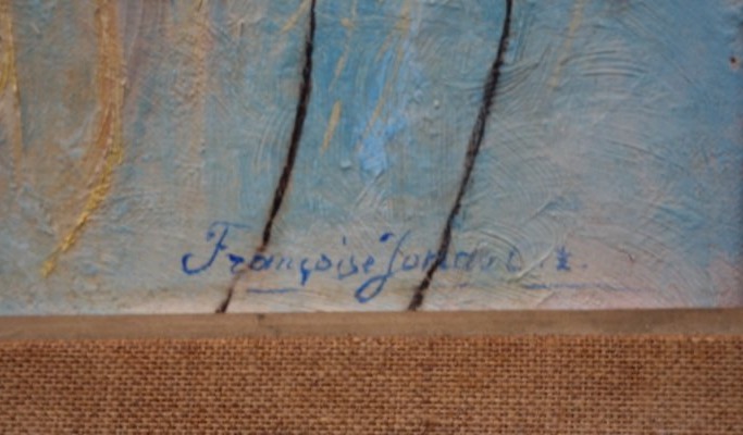 "paradisier" By Françoise Jondot ... Cannes Art Fair 1968-photo-3