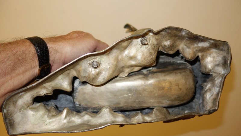 Grand Trophée "RAMEUR" Régule ou Etain vers 1900/1920-photo-6
