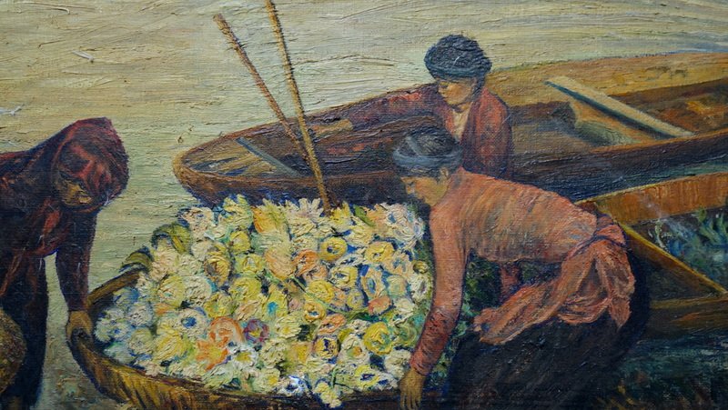 "fragrant Cargo" By F. Jondot, Hanoi, Vietnam, Circa 1960-photo-3