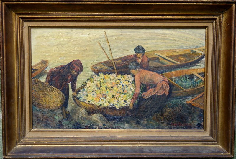"fragrant Cargo" By F. Jondot, Hanoi, Vietnam, Circa 1960
