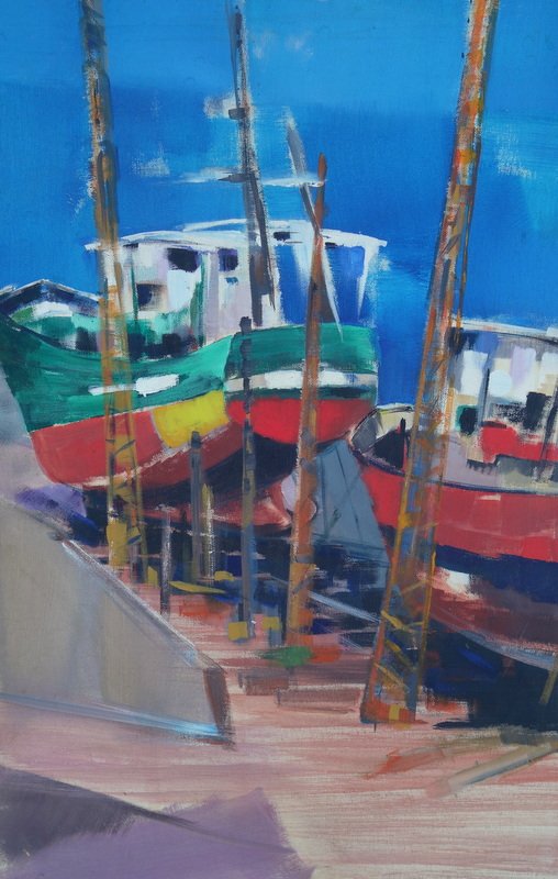 "THONIERS en CALE SECHE" par ROGER ...SAINT JEAN de LUZ-photo-2