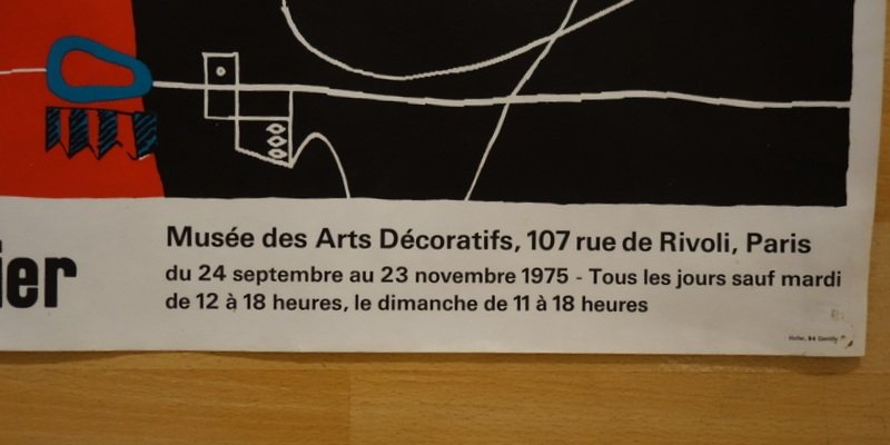 LITHOGRAPHIE "LE CORBUSIER"...Musée des ARTS DECORATIFS 1975-photo-3