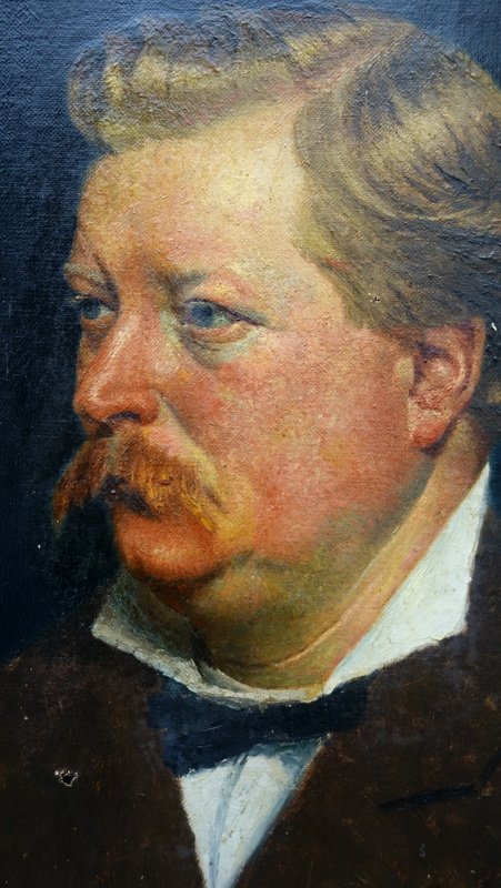 "portrait Of A Man" By F. Mercier, Circa 1890–1900-photo-3