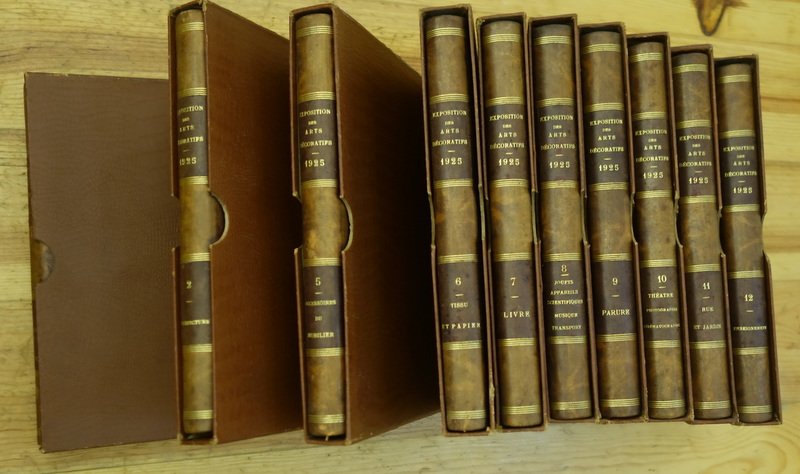 10 Books On The "international Exhibition" Art Deco 1925 Paris-photo-2