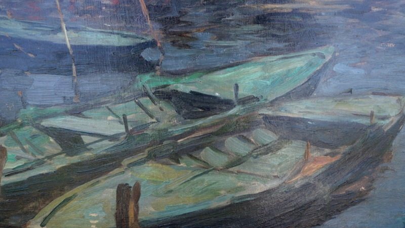 "Le PORT" par André ALLARD ...BRETAGNE (?) vers 1920-photo-2