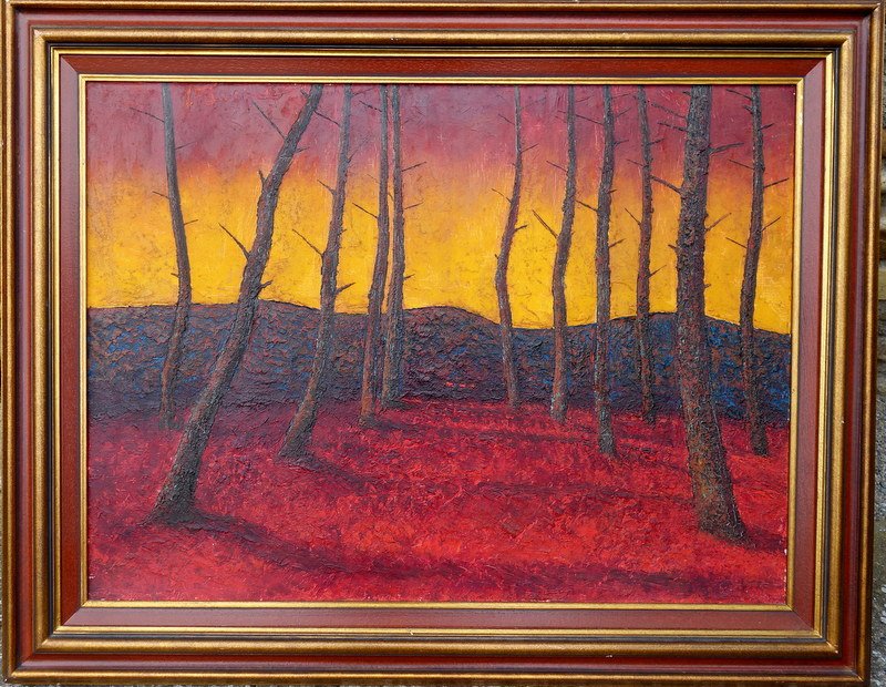 "L'Allée sur la Dune" par L.Fauqué..Les LANDES ver s1970