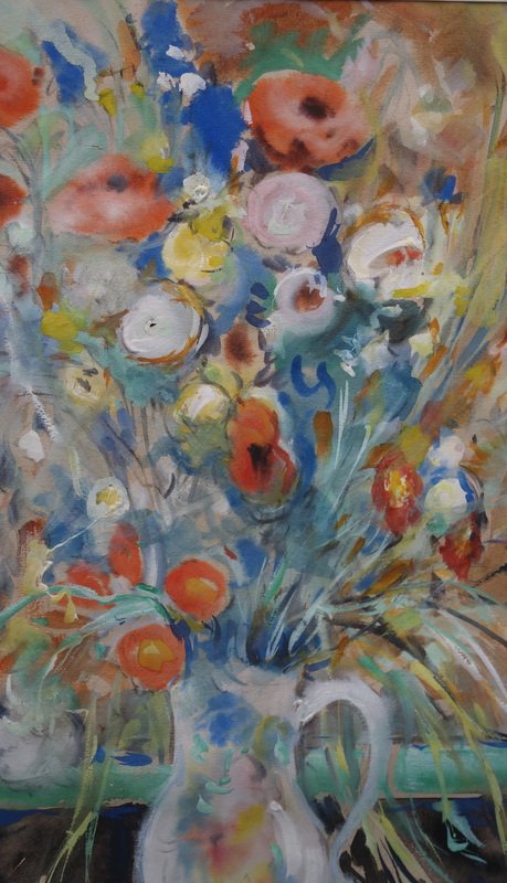 "BOUQUET de FLEURS des CHAMPS " par Paul PAQUEREAU vers 1930-photo-3