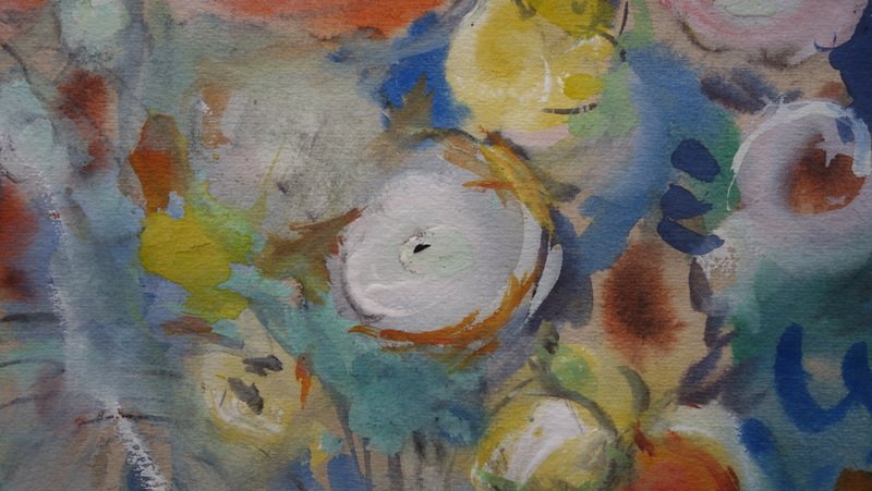"BOUQUET de FLEURS des CHAMPS " par Paul PAQUEREAU vers 1930-photo-3