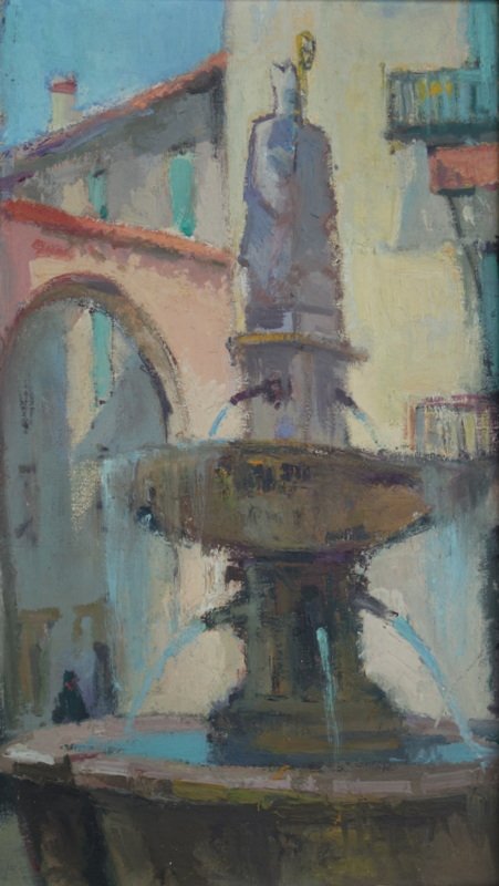"FONTAINE SAINT NICOLAS" par Marcel BERTOIN ..MONACO 1947-photo-3