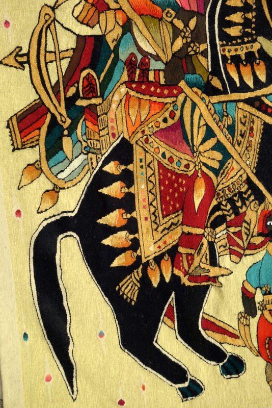 Tapestry "ahmed I Bey"...tunis 1979-photo-2