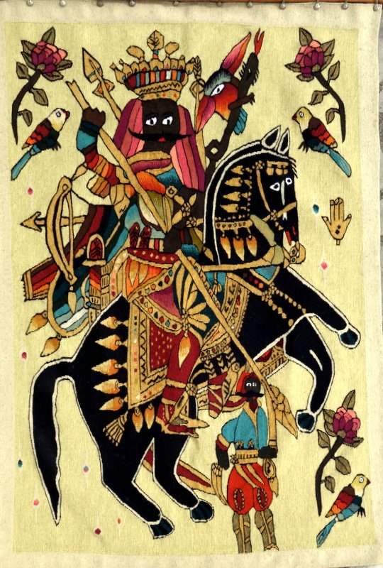 Tapestry "ahmed I Bey"...tunis 1979