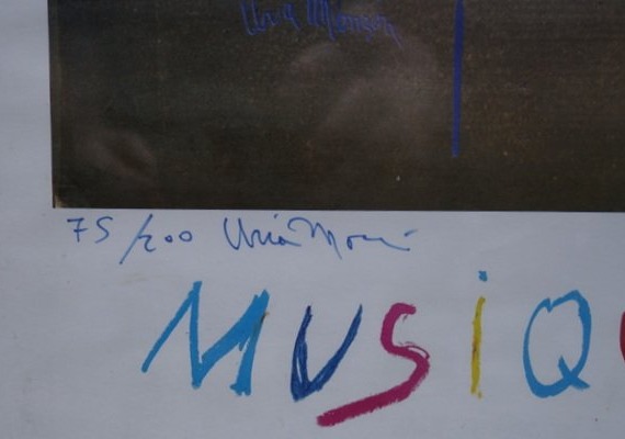 AFFICHE "MUSIQUE en COTE BASQUE " par URIA MONZON ..1985-photo-3