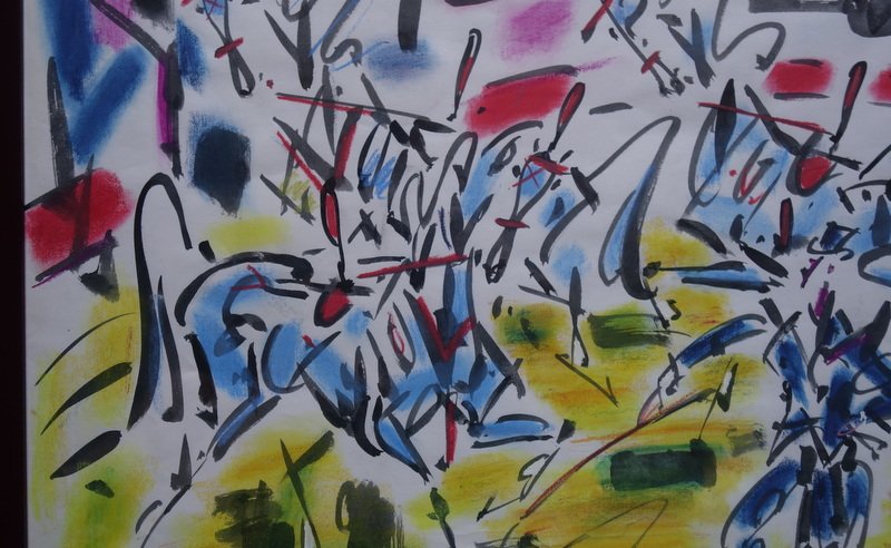 "the Circus Rider" Watercolor By Gen Paul -photo-2