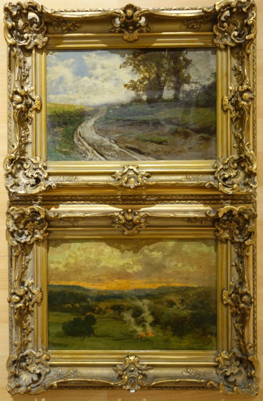 Paire "PAYSAGES  ITALIENS" par Filiberto PETITI .. ROMA vers 1900/1920