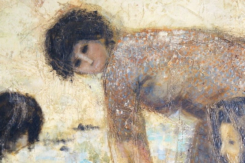 "les Lavandieres" By Gérald Garand, Circa 1960–70-photo-4