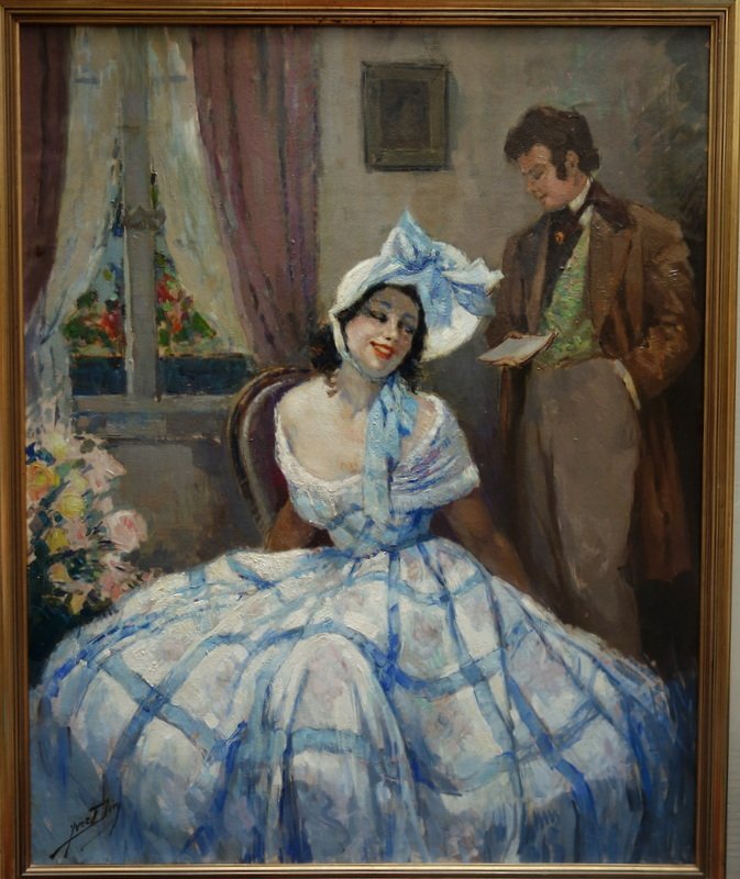 "romance" By Yves Diey, Circa 1940