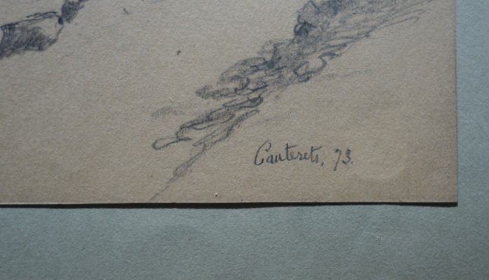 2 DESSINS ..."CASCADES" a  CAUTERETS  1873.....Hautes .Pyrénées-photo-4