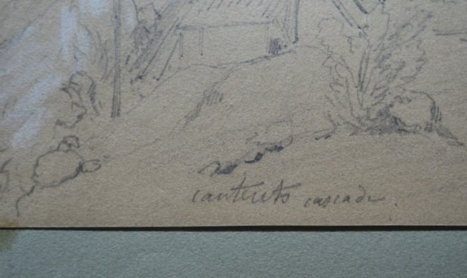 2 DESSINS ..."CASCADES" a  CAUTERETS  1873.....Hautes .Pyrénées-photo-3