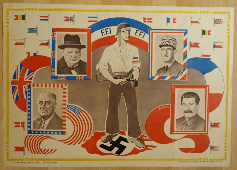 "war Poster '1939/45'... F.f.i.... Circa 1944"