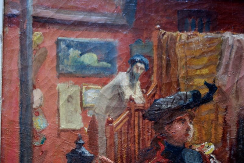"DANS l'ATELIER du PEINTRE" par Roger JAMMES ...TOULOUSE 1911-photo-3