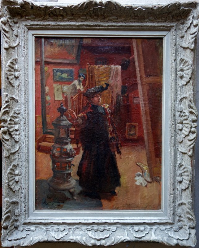 "DANS l'ATELIER du PEINTRE" par Roger JAMMES ...TOULOUSE 1911
