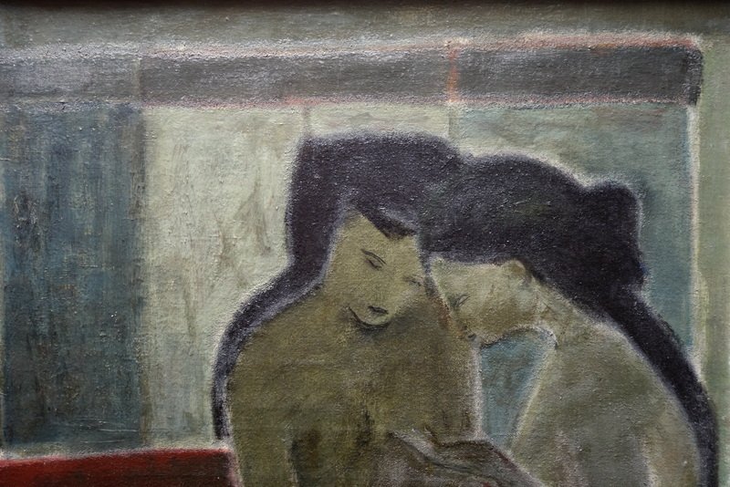 "DEUX AMIES NUES" par Daniel SCHINTONE vers 1960/70-photo-2