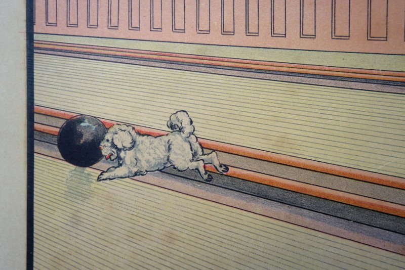 "a Poodle" Lithograph By B.wall (american)...1905-photo-1
