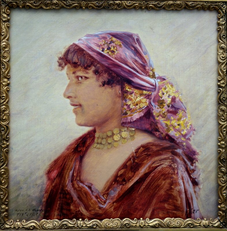 "belle Orientale" By Georges Becker, Circa 1890-photo-2