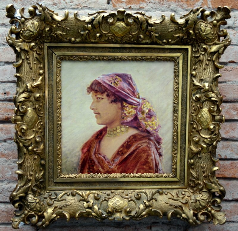 "belle Orientale" By Georges Becker, Circa 1890