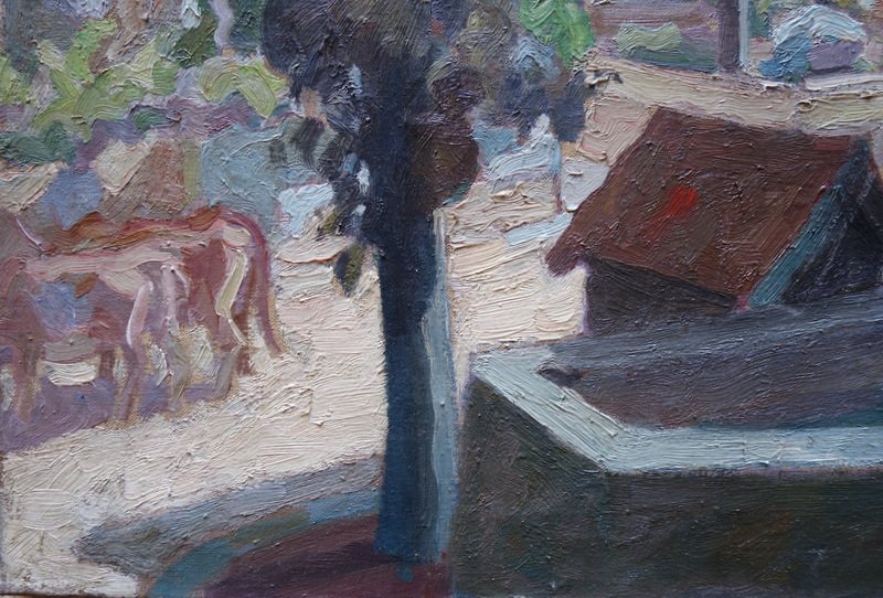 "VILLAGE du MIDI" par Jean de La FONTINELLE vers 1930-photo-2