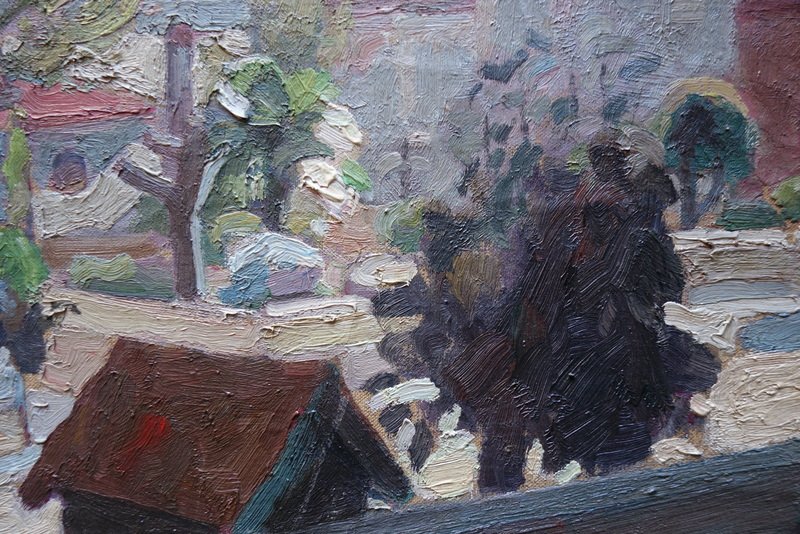 "VILLAGE du MIDI" par Jean de La FONTINELLE vers 1930-photo-4