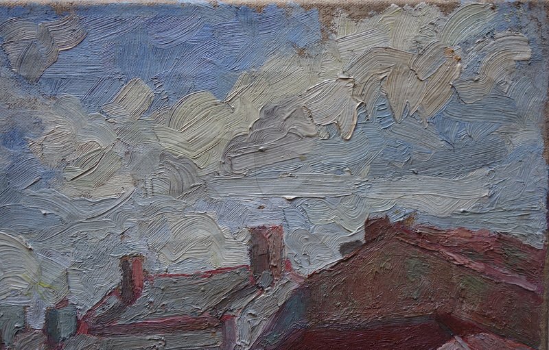 "VILLAGE du MIDI" par Jean de La FONTINELLE vers 1930-photo-3