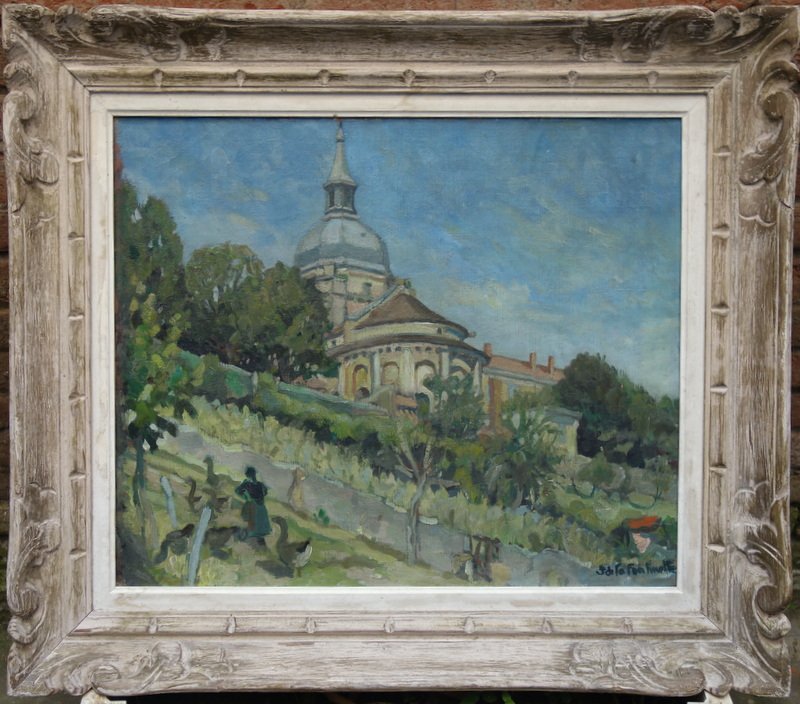 "LAYRAC" par Jean de La FONTINELLE ,Tarn et Garonne vers 1950