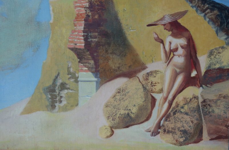 "nue  Under The Ruins" By Antoine Ribet ..1981-photo-2