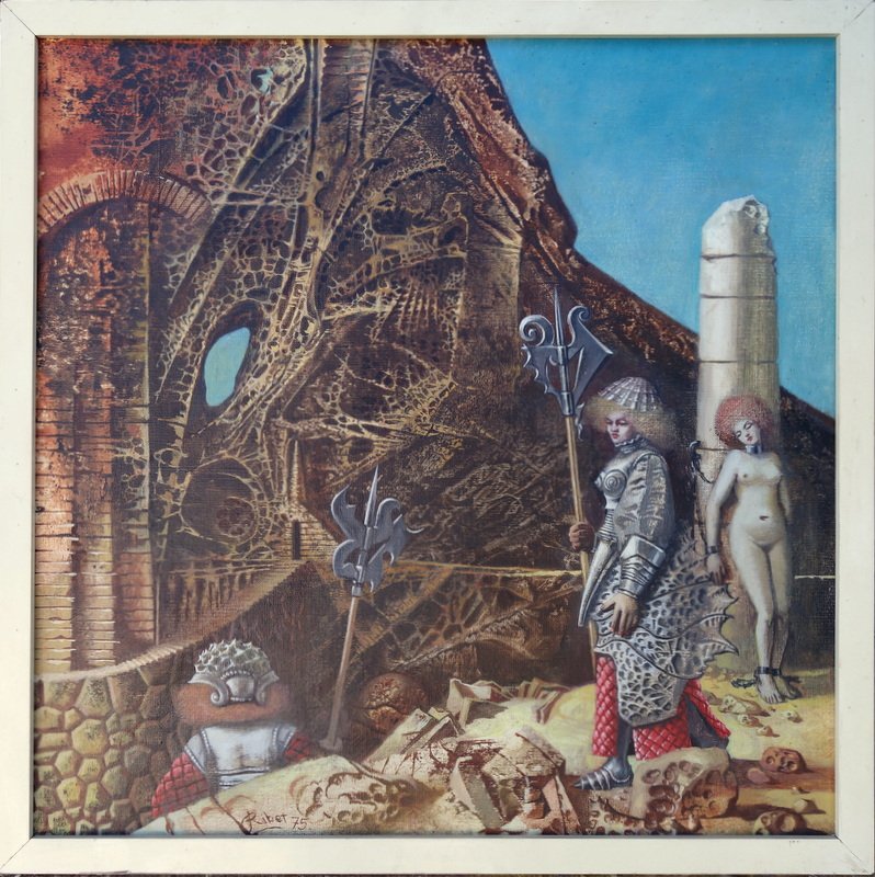 "les Gardiennes" By Antoine Ribet...1975