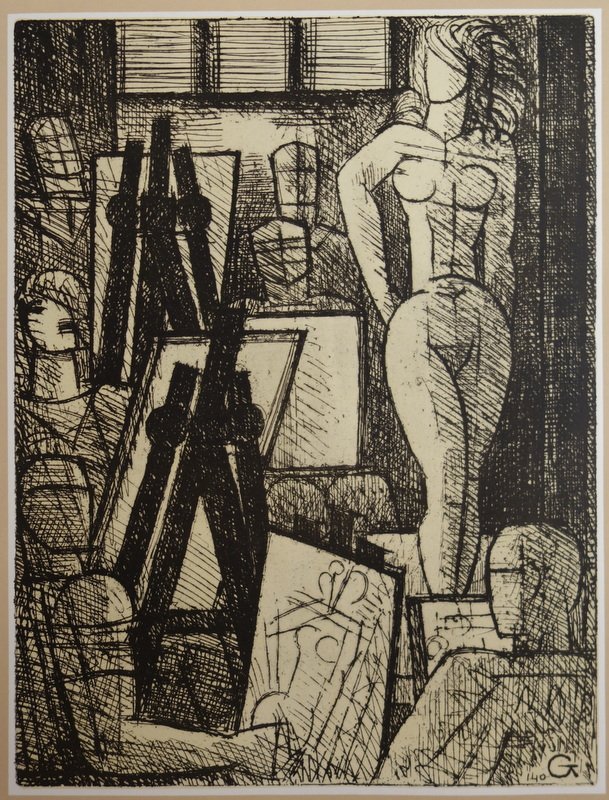 "gromaire" Poster ...mourlot ...louis Carré Gallery, 1955-photo-2