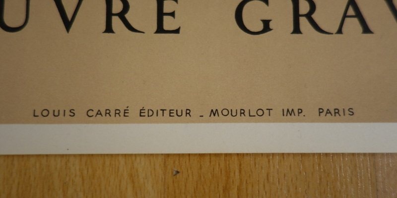 "gromaire" Poster ...mourlot ...louis Carré Gallery, 1955-photo-4