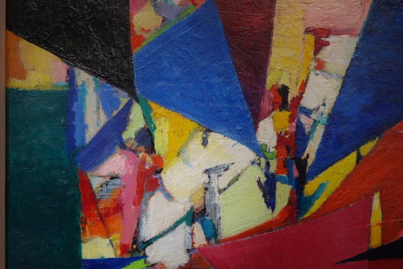 "abstraction" By Antoine Beggiora ..castres, Circa 1960-photo-3