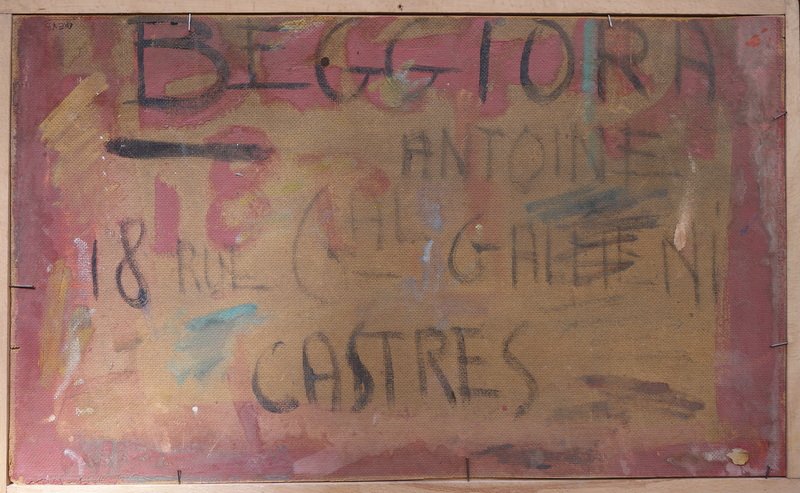 "abstraction" By Antoine Beggiora ..castres, Circa 1960-photo-2