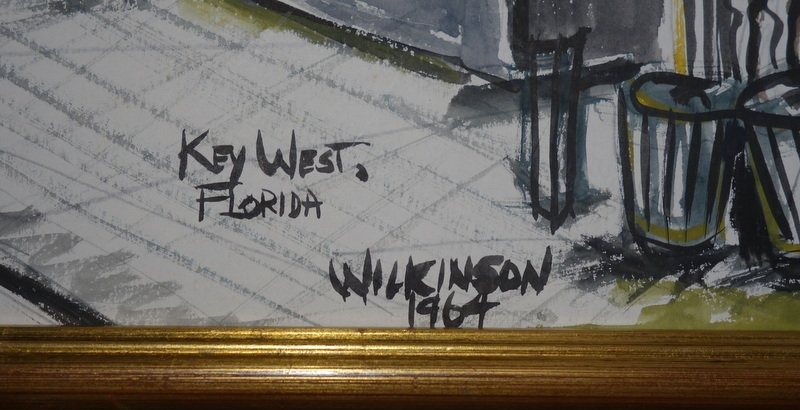 "KEY WEST " par WILKINSON ....FLORIDE 1964....ETATS-UNIS-photo-2