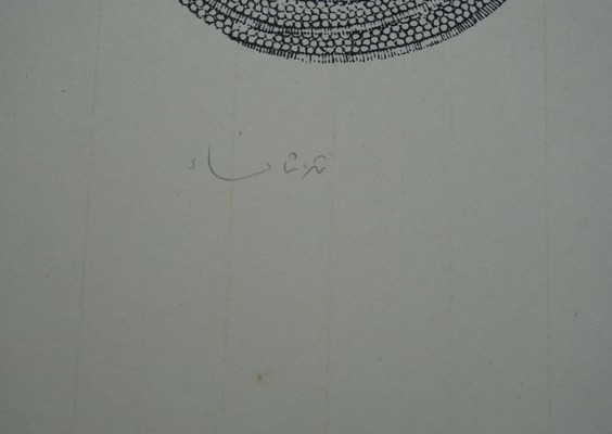 "FEMMES de TIHAMA" Litho de FUAD AL FUTAIH (1948-2018) YEMEN-photo-4