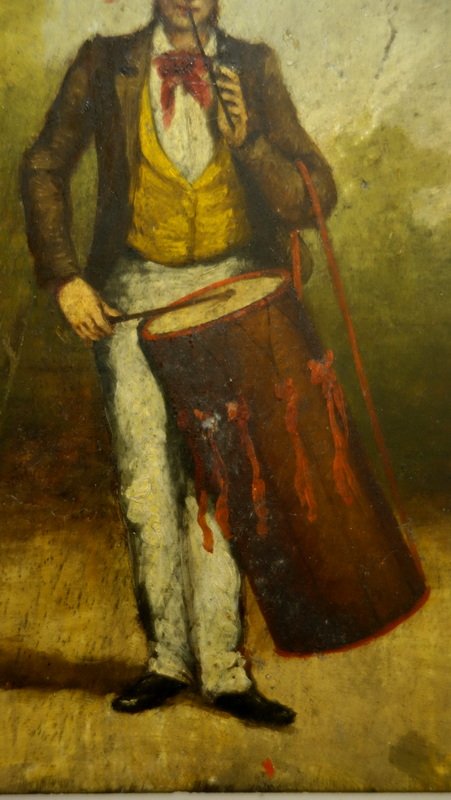 "provençal Tambourine Player" Monogrammed "jm," Circa 1900-photo-4
