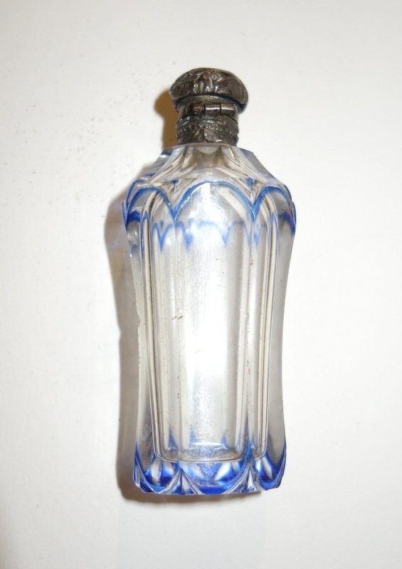 "salt Bottle" In Overlay Crystal, Circa 1880-photo-2